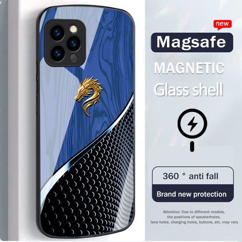 Coque téléphone en verre liquide Magsafe Magsafe pour iPhone 16 15 Pro Max 14 Pro - Photo 14 sur 16