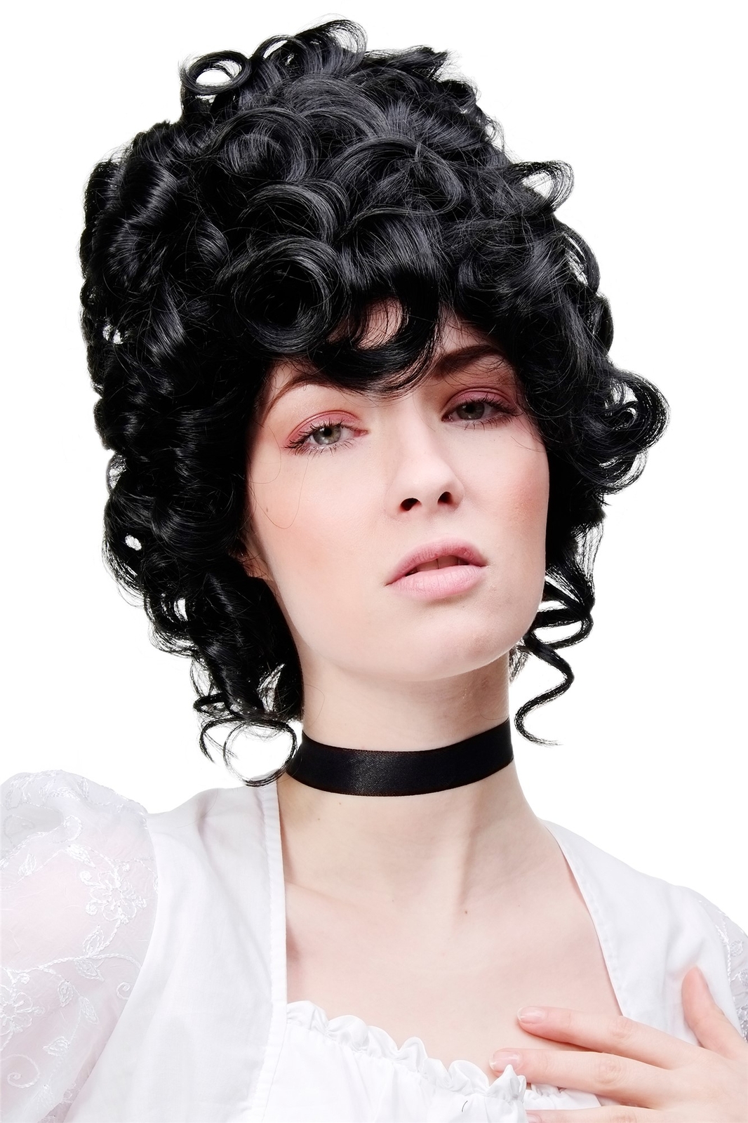 Wig Me Up Quality Wig Rococo Baroque Black Noblewoman GFW1675-1B