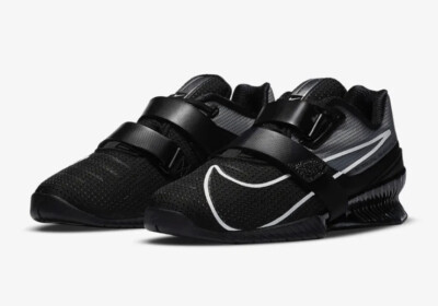 Nike Romaleos 4  Black White  Weightlifting Shoes CD3463-010 Men Sz 12