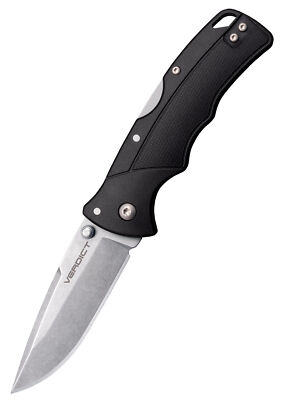 Cold Steel Verdict Taschenmesser, Spear Point, 4116SS, schwarzer Griff