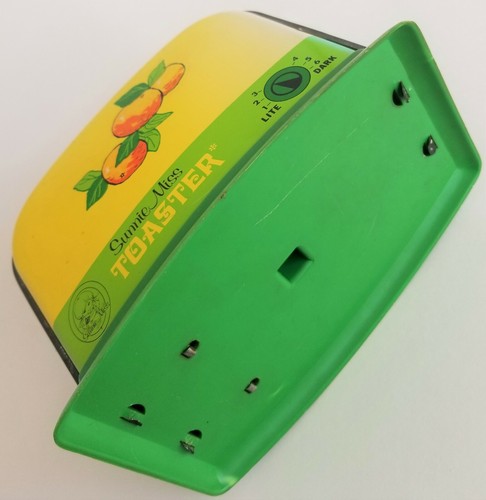 Sunnie Miss Toaster Tin Toy Oranges Green Yellow Metal Vintage Prop A11 - Bild 5 von 7
