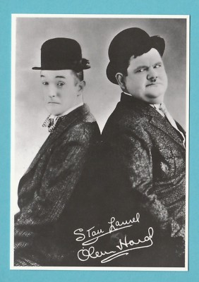 WERBUNG - MAYFAIR KARTEN POSTKARTE - 262 - LORBEER & WINTERHART RÜCKEN AN RÜCKEN