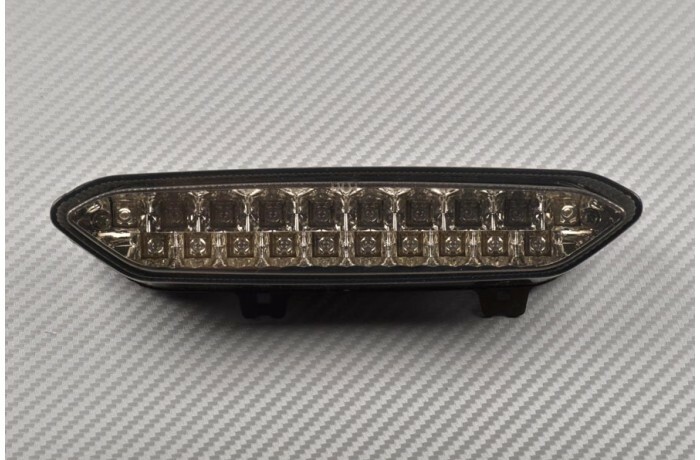 Feu arrière LED fumé avec clignotants pour moto YAMAHA YZF R1 2002-2003