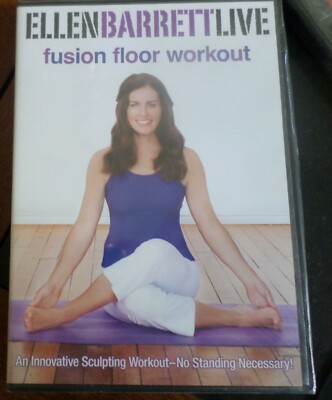 Ellen Barrett Live Fusion Floor Workout DVD New Yoga Pilates Dance OOP Rare 
