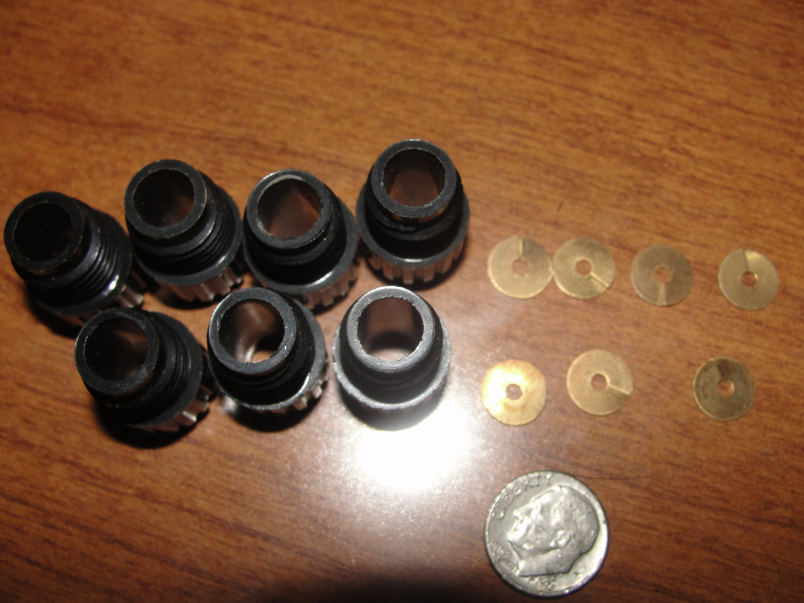 Lucas#408120 Dist.Cap Screw 7-Wire Nuts&Brass Washers Austin Healey 100/6.3000 +