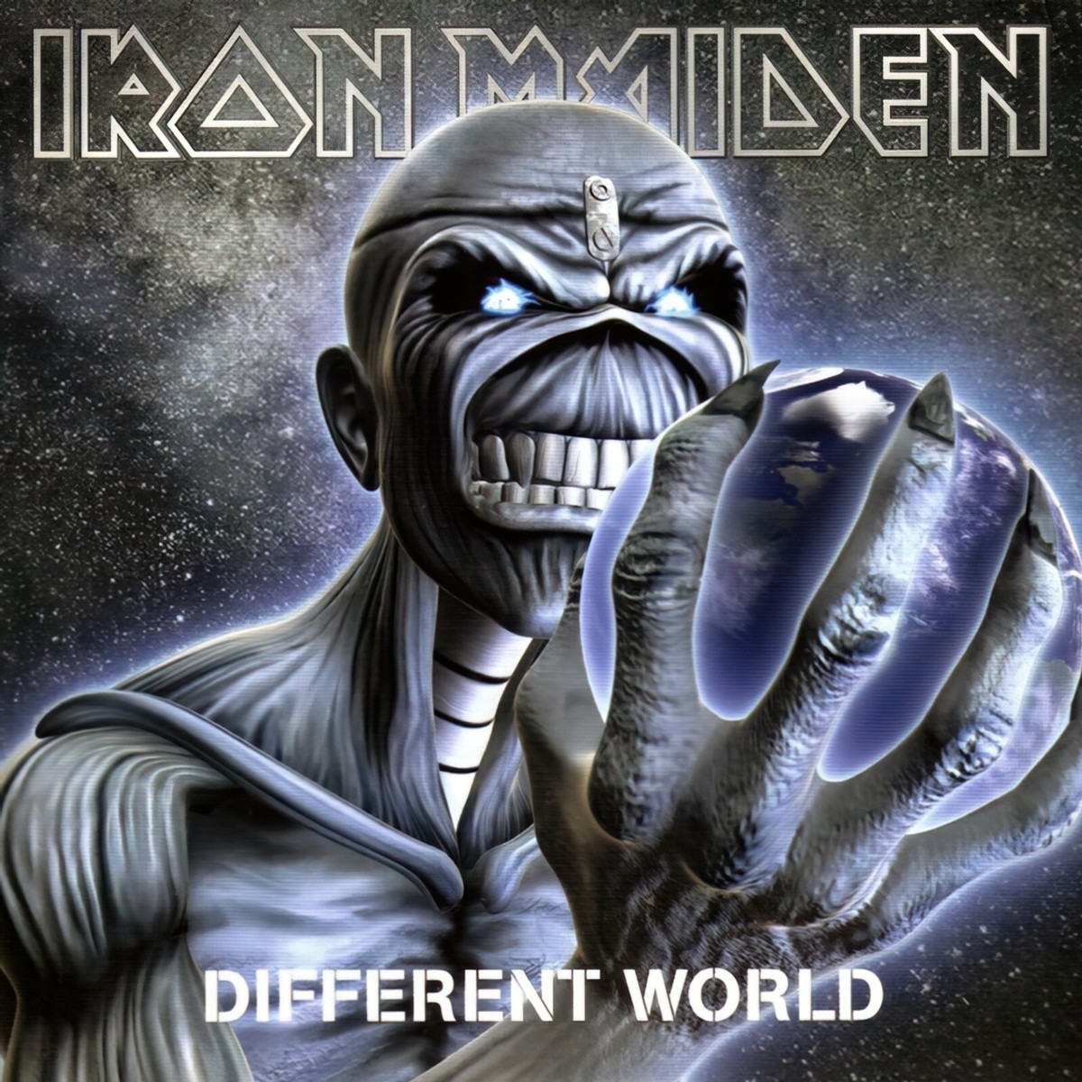 Iron Maiden Different World SINGLE 12x12 Album Cover Replica