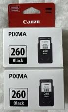 Canon 260 Black Ink Twin Pack PG-260 2 x 3707C001 TR7020 TR7022 TS5320 TS6420