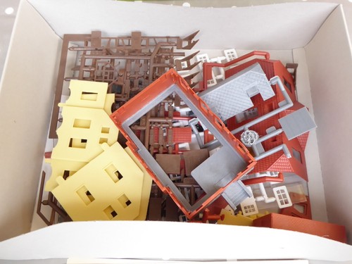 Kibri 7112 Kit N Eisenbahner-Wohnhaus Con Cobertizo sin Construir en Emb.orig. - Imagen 5 de 5