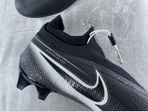 Nike Men’s Vapor 360 Pro Edge Cleats 13.5 Black White Flyknit Futbol Football - Picture 8 of 23