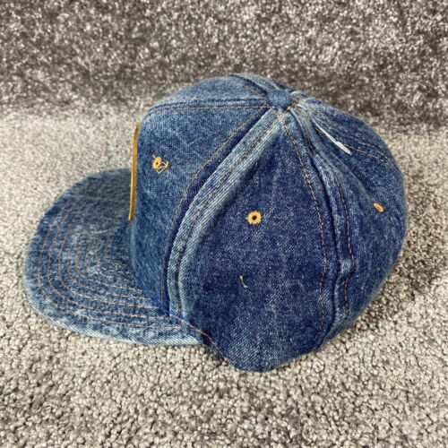Vintage 90s Oakland Raiders Universal Snapback Hat NFL Stonewashed Denim NWOT - Picture 2 of 8
