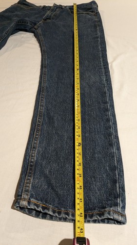 Levi’s Strauss & Co 505 34/32 Mens Straight Leg Regular Fit Denim Blue Jeans - 第 17/18 張圖片