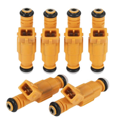 6 Genuine Fuel Injectors 0280155710 For 1987-1998 JEEP Cherokee 4.0L EV1 4 Hole