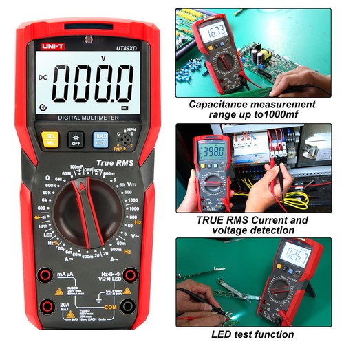 UNI-T UT89X/UT89XD NCV Measurement Multimeter Temperature Capacitance Resistance - Picture 6 of 21