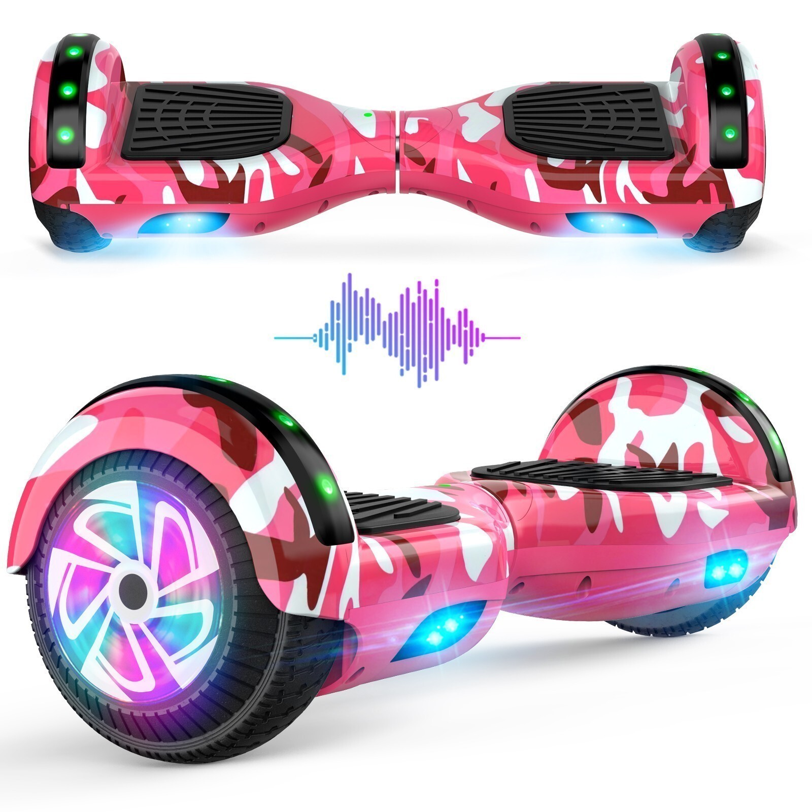 6.5'' Bluetooth Self-balancing Scooter Led Ul2272 Certified