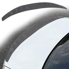 Carbon Fiber Style High Kick Trunk Wing Spoiler Fit For BMW Mercedes Benz Tesla
