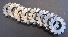 Involute Gear Cutter Set - M0.5 - P6M5 HSS - 1-8
