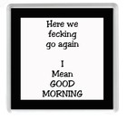 Fun, Inspiring, Acrylic Coaster 100x100mm