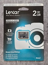 Carte mémoire Memory Stick Pro Duo Lexar 2 gb neuve