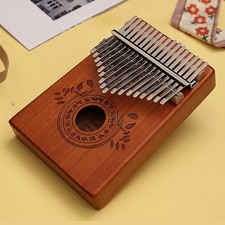 Kalimba 17 Keys Thumb Piano Portable Music Box Travel Mbira Finger Piano Set