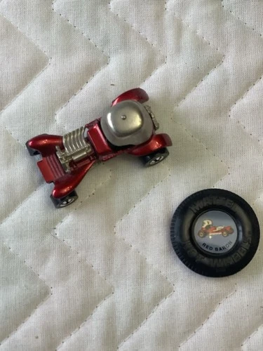 25th Anniversary 1969 Hot Wheels Red Baron Redline Spectraflame Red US Base