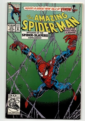 The Amazing Spider-Man #373 Marvel Venom Spider-Slayers 1992