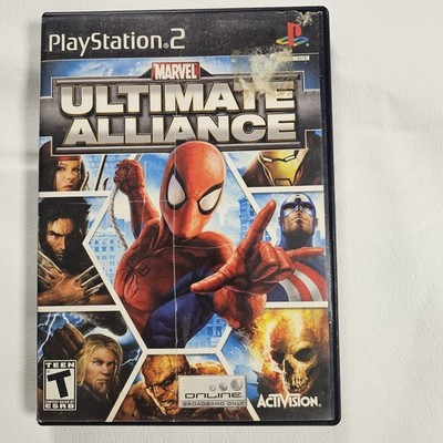 Marvel Ultimate Alliance Video Game for PlayStation2 (PS2) with Manual