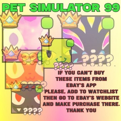 Pet Simulator 99 - All Titanic Pets   Fast And Cheap !!!