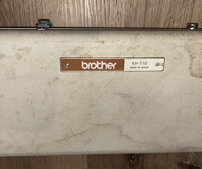 Vintage Rare Brother KH-710 Knitting Machine With Attachments (NOT TESTED)