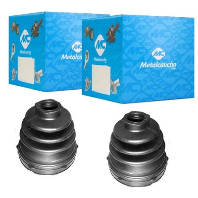 2X METALCAUCHO ACHSMANSCHETTE SATZ GETRIEBESEITIG passend für FORD C-MAX FOCUS N