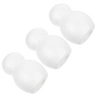 9 pcs Funny Snowman Ornament DIY Supplies Xmas Snowman for Kids DIY Making