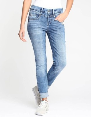 Gang Damen Jeans Hose 94Marissa Skinny Fit Denim Blau Gr. 33