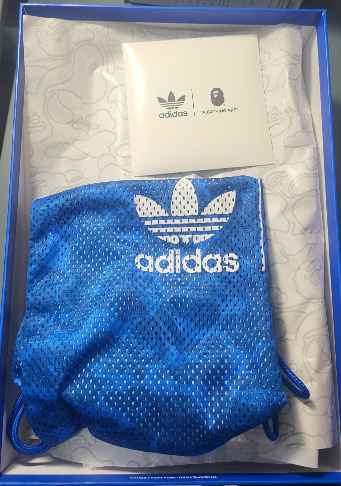 BNIB Adidas BAPE x Campus 80s '30th Anniversary - Navy' ID4770  size 11.5 thumbnail 2