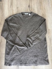 Pierre Cardin XL Sweater Shirt Crew Neck Knit Mens Gents Pullover Full Length