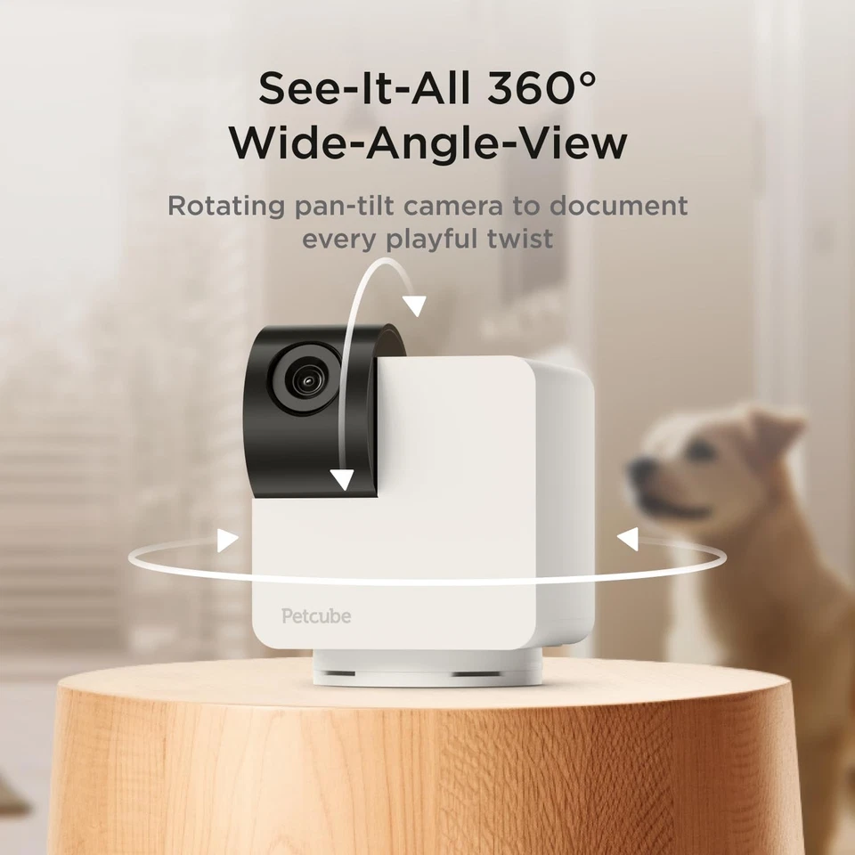 Cam 360 Camera Interactive WiFi Pet and Home Security Pan-Tilt Camera with Ph... - Image 3 of 4