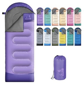 Sleeping Bags for Adults Kids - 3 Season Cold&Warm Weather Waterproof Camping