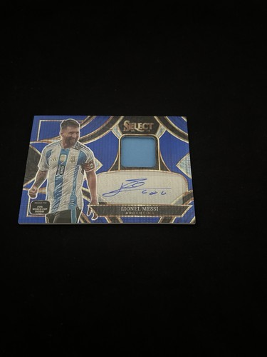 2026 Select Road To World Cup Lionel Messi Patch Auto Blue Pulsar SSP RARE B