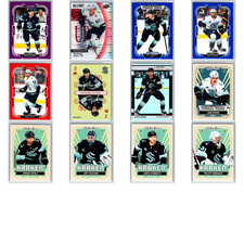 TEAM LOT - SEATTLE KRAKEN HOCKEY 12 Cards NHL Rookie Purple Retro Red Rainbow