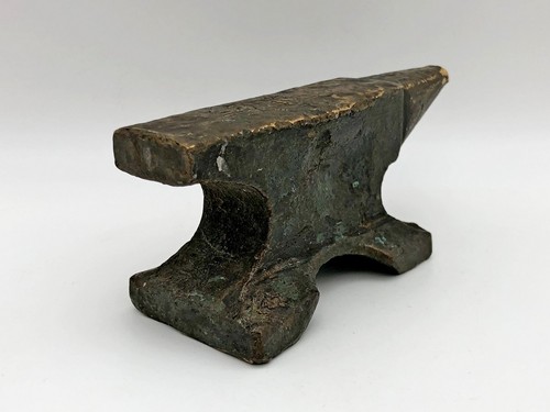 Bronze Anvil Mini Vintage Desk Jewelry Device Small Watchmakers Tool USSR - Picture 2 of 12