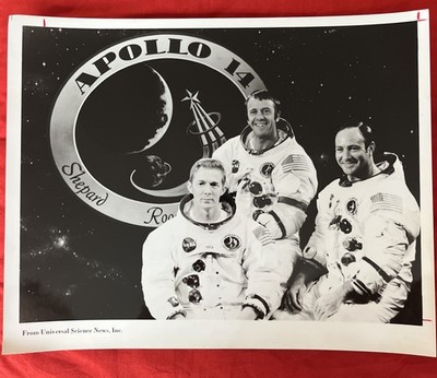 Apollo 14 Crew Photography NASA Space Program 8X10 Photo Picture