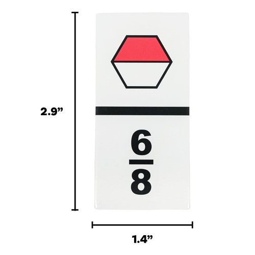 Learning Advantage - 4080 Learning Advantage The Original Fraction Dominoes - in - Picture 3 of 6
