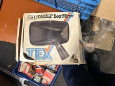Door Mirror Black Anti Dazzle Classic Car Ford Vauxhall Mini Austin Morris