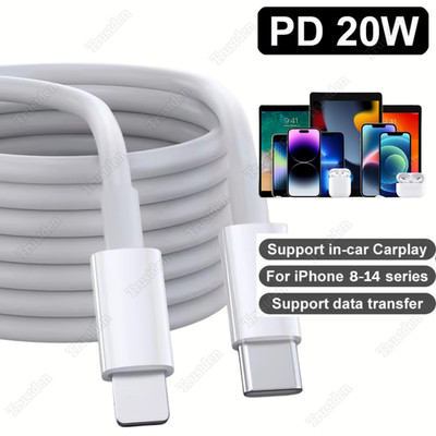 For iPhone14 13 12 11 Pro XS XR X Fast Charger Cable PD USB-C Cord Wholesale Lot