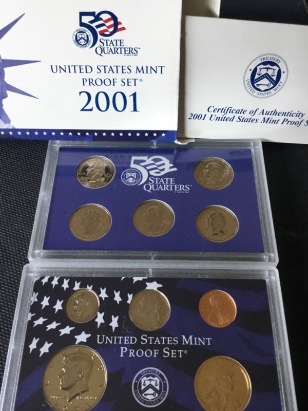2001 proof set