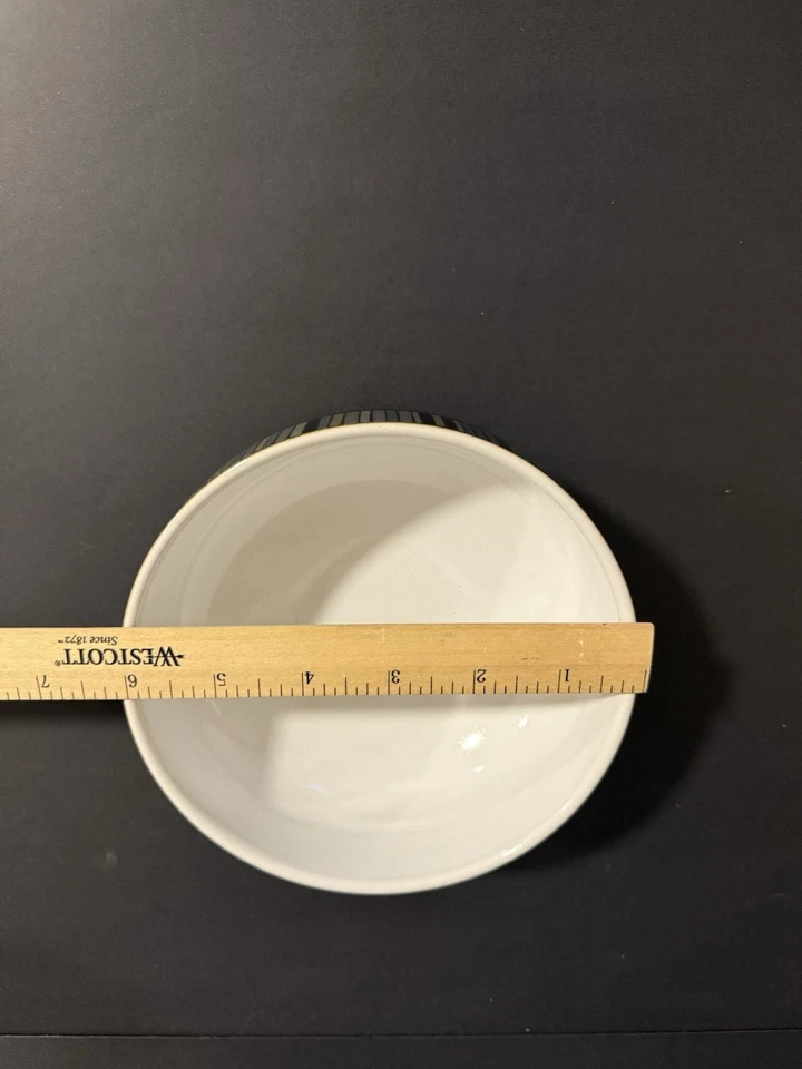 DENBY England JET STRIPE CEREAL SOPA TAZÓN 6" Foto 2 de 4