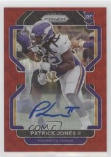 2021 Panini Prizm Rookie Red Wave 99/149 Patrick Jones II #437 Auto mv7