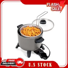 Presto Kitchen Kettle Multi-Cooker with Non-Stick Feature, Electric Deep Fryer