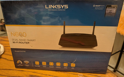 Linksys N600 Wi-Fi Wireless Dual-Band+ Router with Gigabit Ports, Smart Wi-Fi