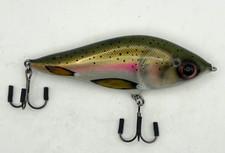 Trueglide Hustler Musky Glide Bait Joe Peterson Custom Trout Signed 2023