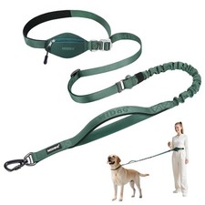 Multifunctional Dog Leash Hands Free for Large Dogs - Adjustable Waist Leash ...