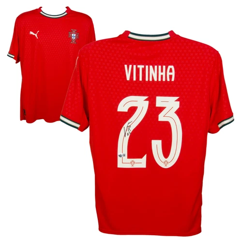 Vitinha Signed Portugal FC Home Soccer Jersey #23 with Beckett Witness